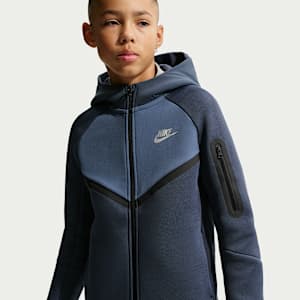 Nike Sportswear Tech Fleece Older Kids' Full-Zip Hoodie. Nike LU